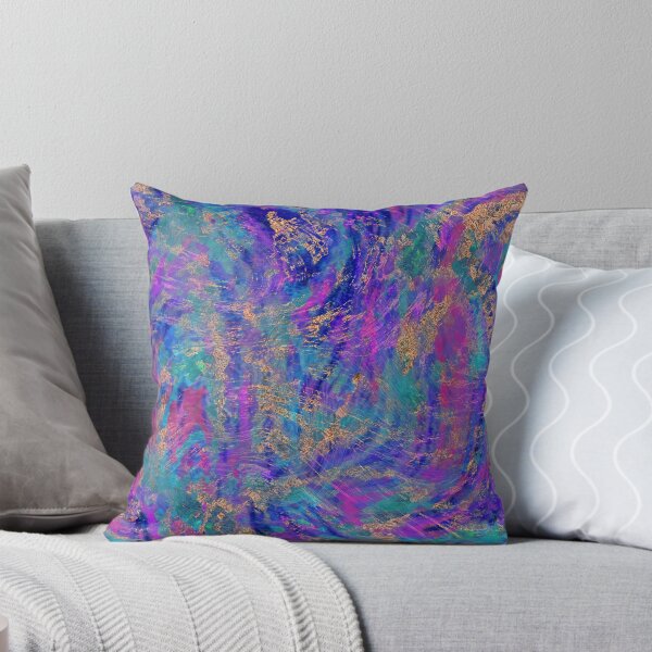 Item preview,  Viollett blue Marble 90's style designer structure Gold shimmers designed and sold by goedesign.