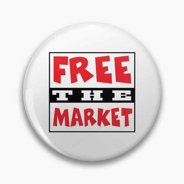 Item preview, Free the Market - Black designed and sold by PotentQuotable.