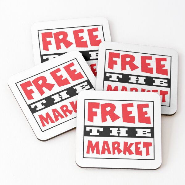 Item preview, Free the Market - Black designed and sold by PotentQuotable.