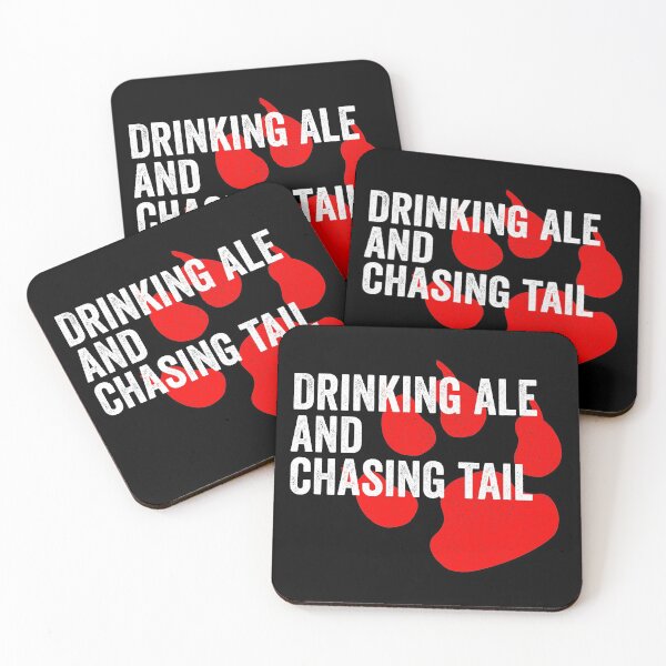 Item preview, Drinking Ale and Chasing Tail designed and sold by Craftaholic.