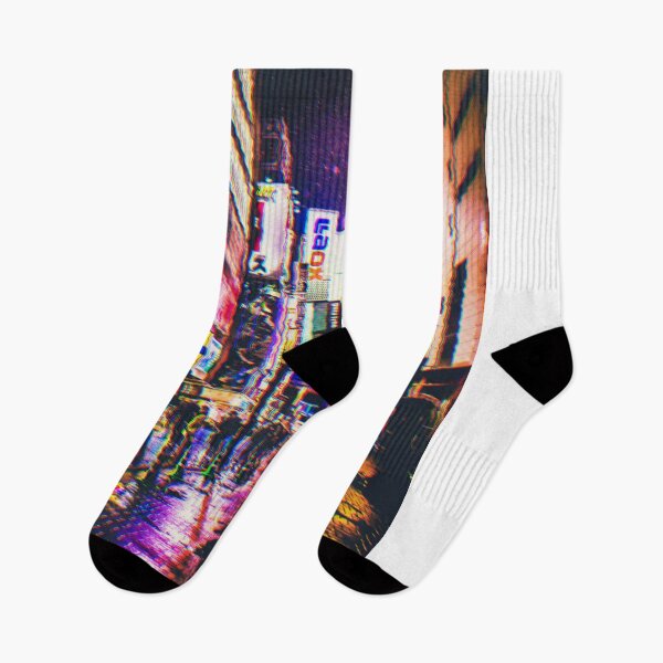 Item preview, Night Street Cityscape designed and sold by Robisko Store.