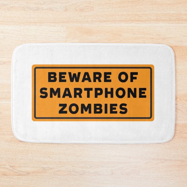 Artikelvorschau, Hüten Sie sich vor lustigen Zeichen der Smartphone-Zombies entworfen und verkauft von Mariano Topno.