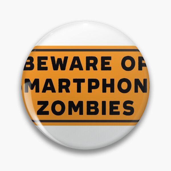 Artikelvorschau, Hüten Sie sich vor lustigen Zeichen der Smartphone-Zombies entworfen und verkauft von Mariano Topno.