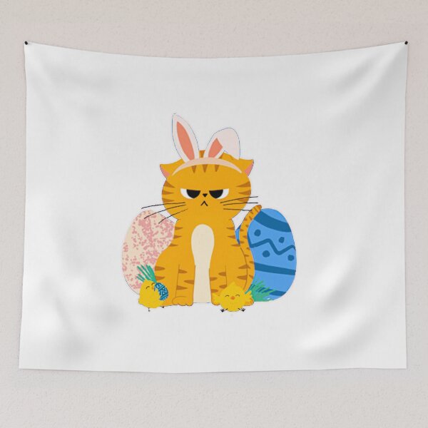 Item preview,  Easter day cute cat  designed and sold by Ssilky.