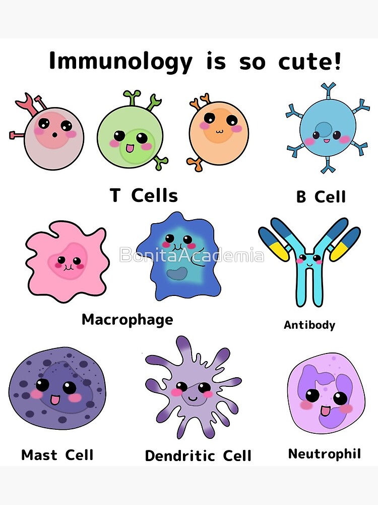 Cute Immunology Lanyard Immune Cells Antibodies Science 