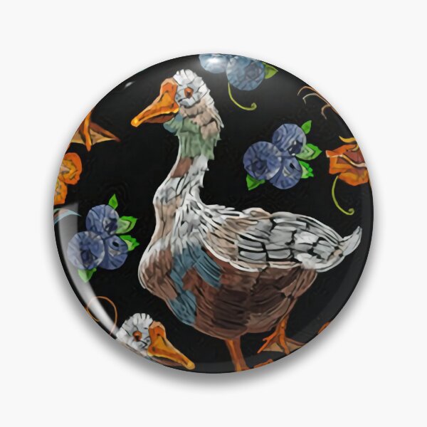 Item preview, goose with flowers designed and sold by megasity2020.