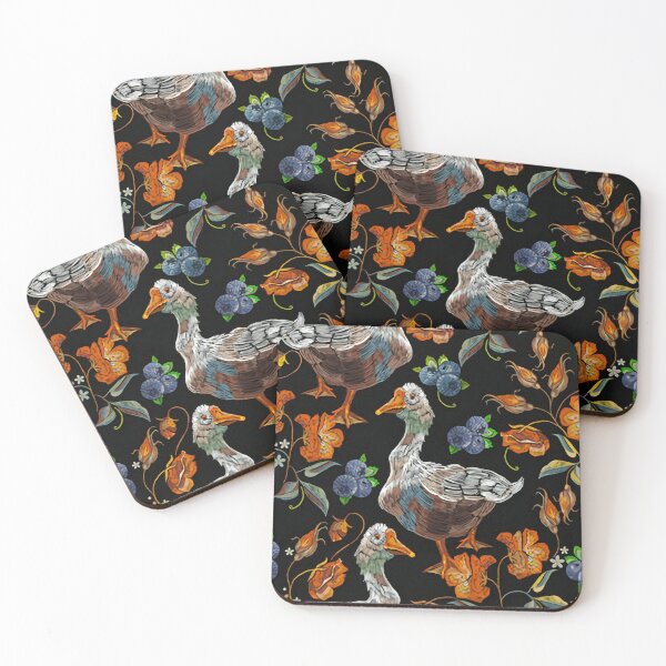 Item preview, goose with flowers designed and sold by megasity2020.