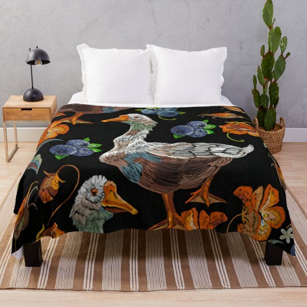 Item preview, goose with flowers designed and sold by megasity2020.