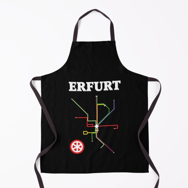 Item preview, Erfurt Blumenstadt network map line map of Erfurt trams | BUGA Federal Garden Show designed and sold by shirt-planet.