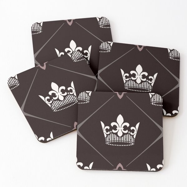 Item preview, White Crown Fleur de Lys - Luxe 15 designed and sold by vortexatelier.