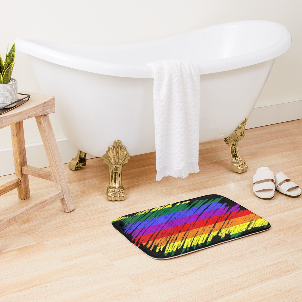 Item preview, Bath Mat designed and sold by rainbowarray.