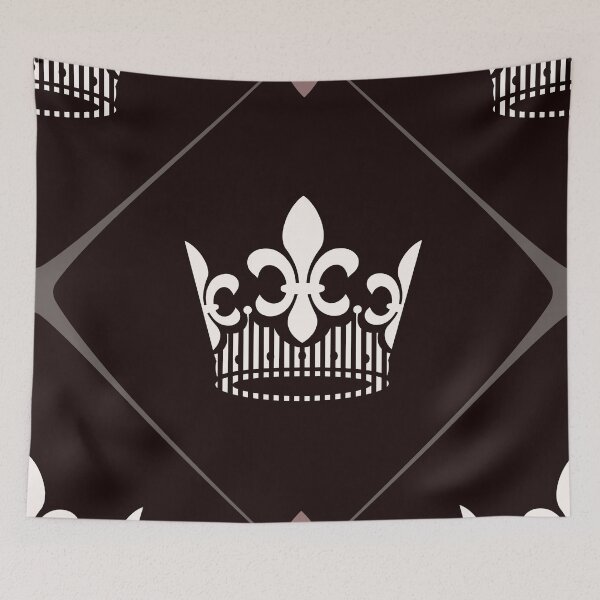 Item preview, White Crown Fleur de Lys - Luxe 15 designed and sold by vortexatelier.