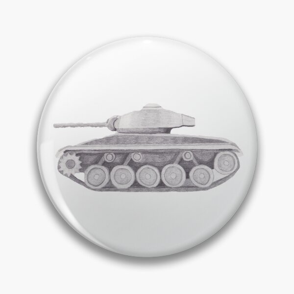 Item preview, M24 Chaffee American Light Tank - Hand Drawn designed and sold by Imminentfate.