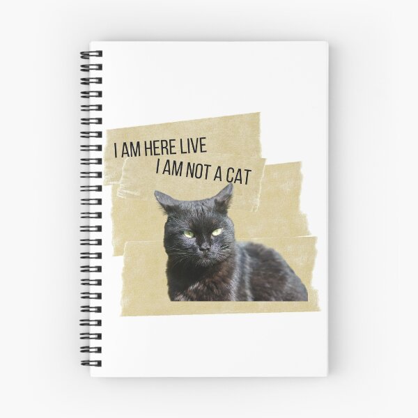 Item preview, I am hear live I am not a cat designed and sold by H2O-Shop.