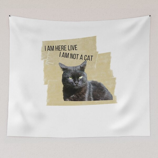 Item preview, I am hear live I am not a cat designed and sold by H2O-Shop.