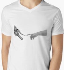 Erstellung der Adam Motorcycle Version T-Shirt mit V-Ausschnitt