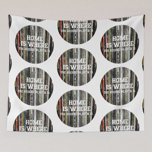Item preview, HOME IS WHERE THE RECORD PLAYER IS designed and sold by DELAVdesign.