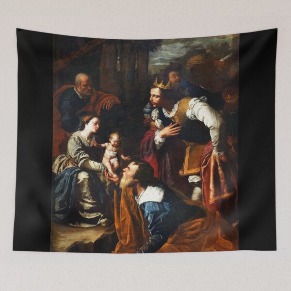 Item preview, Adoration of the Magi  - Artemisa Gentileschi - c1636 designed and sold by CrankyOldDude.