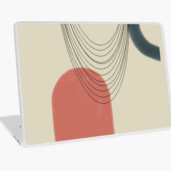 Abstract soft boho pastels Laptop Skin