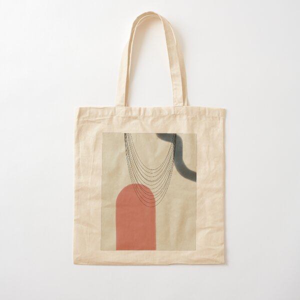 Abstract soft boho pastels Cotton Tote Bag