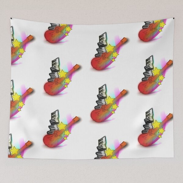 Item preview, piano keyboard with guitar designed and sold by iTrending.