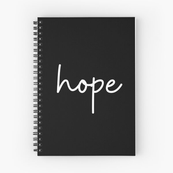 Item preview, Hope. Text only design, handwritten script, lower case, white text. designed and sold by JellyBeenzz.