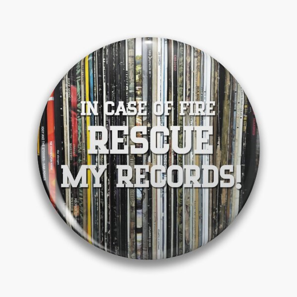 Item preview, IN CASE OF FIRE RESCUE MY RECORDS designed and sold by DELAVdesign.