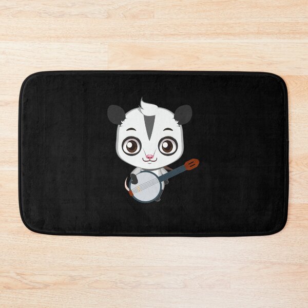 Item preview, possum playing banjo lovers designed and sold by doucelune.