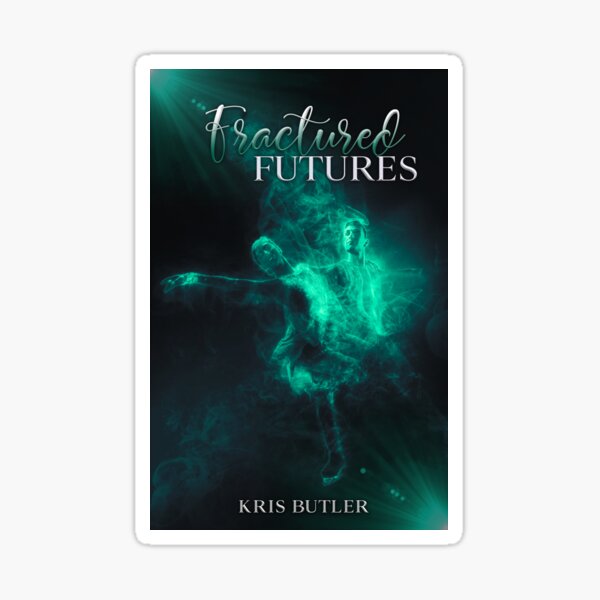Fractured Futures Book Cover Sticker