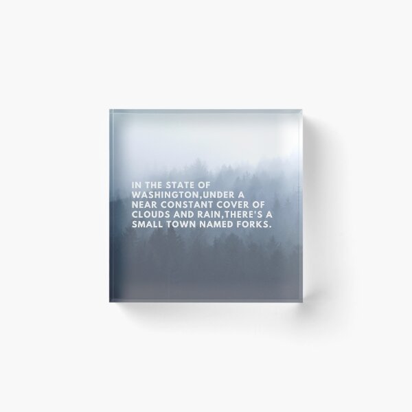 Item preview, Forks Washington Twilight Bella Quote designed and sold by twili-ght.