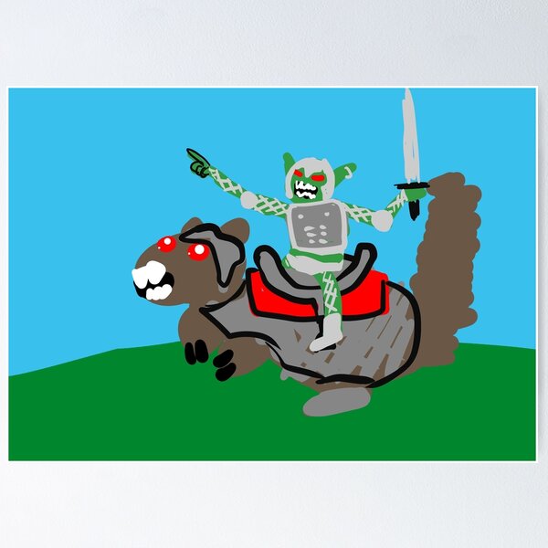 Item preview, Goblin going to war on his noble steed designed and sold by toxelqq.