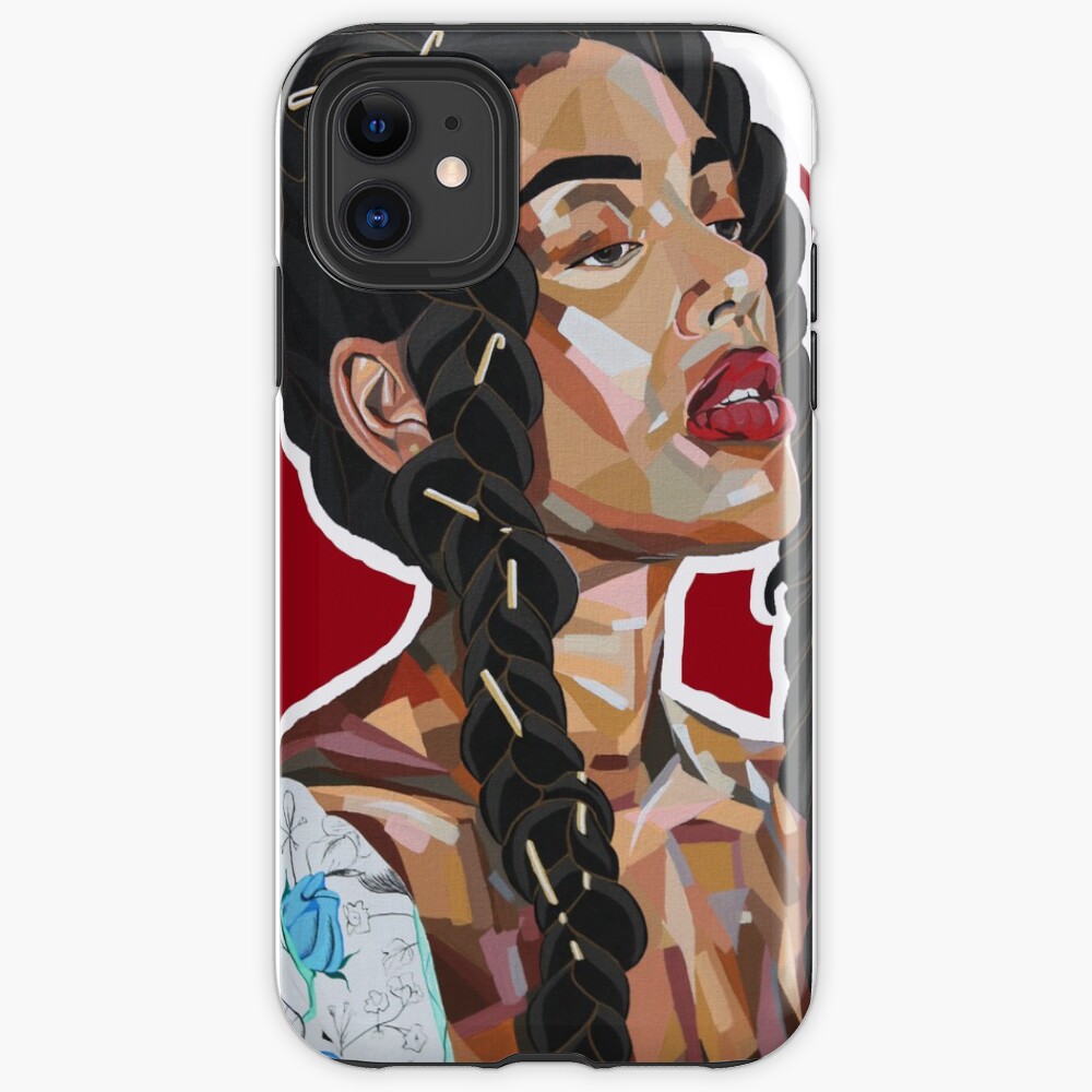 Long Hair Don't Care iPhone Case