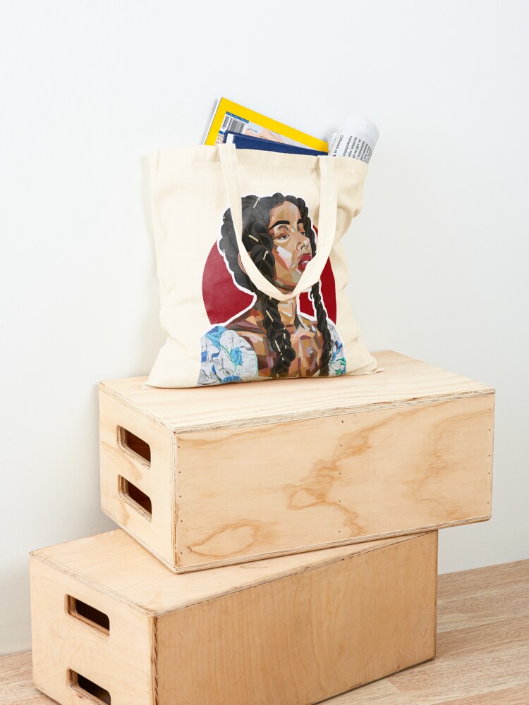 Thumbnail 4 of 5, Tote Bag, Long Hair Don't Care designed and sold by mikelahl.
