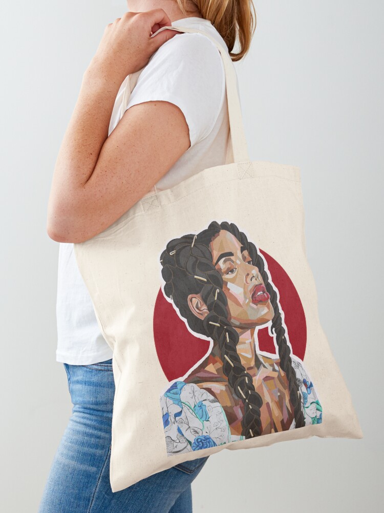 Thumbnail 1 of 5, Tote Bag, Long Hair Don't Care designed and sold by mikelahl.
