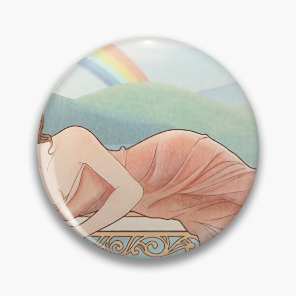Item preview, sleeping women,flawer,rainbow designed and sold by megasity2020.