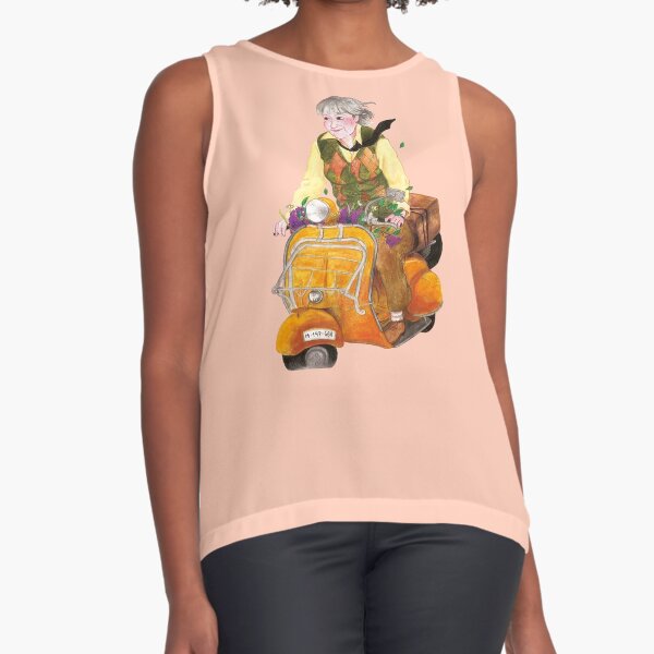 Poet Gloria Fuertes Sleeveless Top