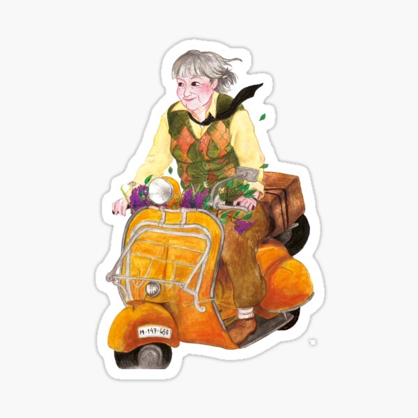 Poet Gloria Fuertes Sticker
