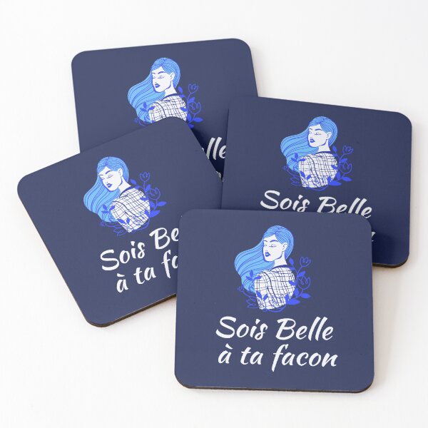 Item preview, Be beautiful in your own way - popular french quotes theme gifts  designed and sold by RebelliousRosee.
