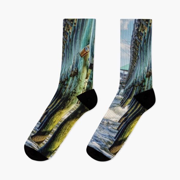 Item preview, Beside Folly Beach Fishing Pier designed and sold by mljdwhite.