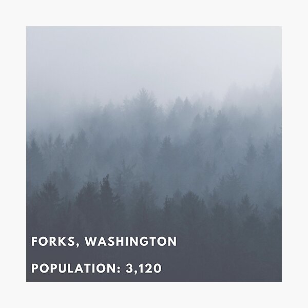 Item preview, Forks Washington Twilight Design designed and sold by twili-ght.