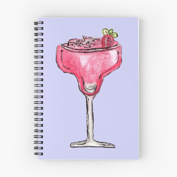 Item preview, Cocktail Strawberry Daiquiri Red Watercolor Paint designed and sold by Blkstrawberry.