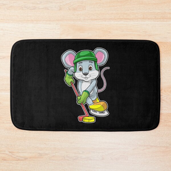 Item preview, Mouse at Ice hockey with Ice hockey stick designed and sold by Snabdesign84.