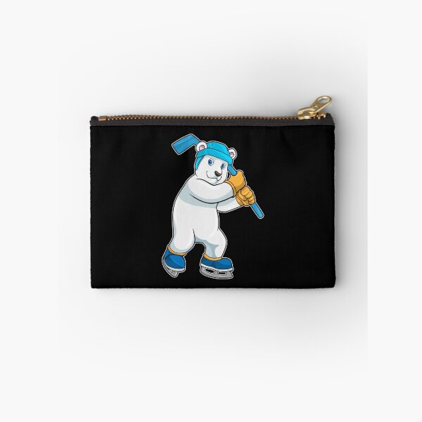 Item preview, Polar bear at Ice hockey with Ice hockey stick designed and sold by Snabdesign84.