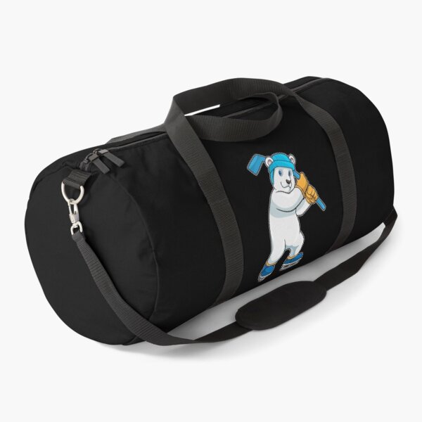 Item preview, Polar bear at Ice hockey with Ice hockey stick designed and sold by Snabdesign84.