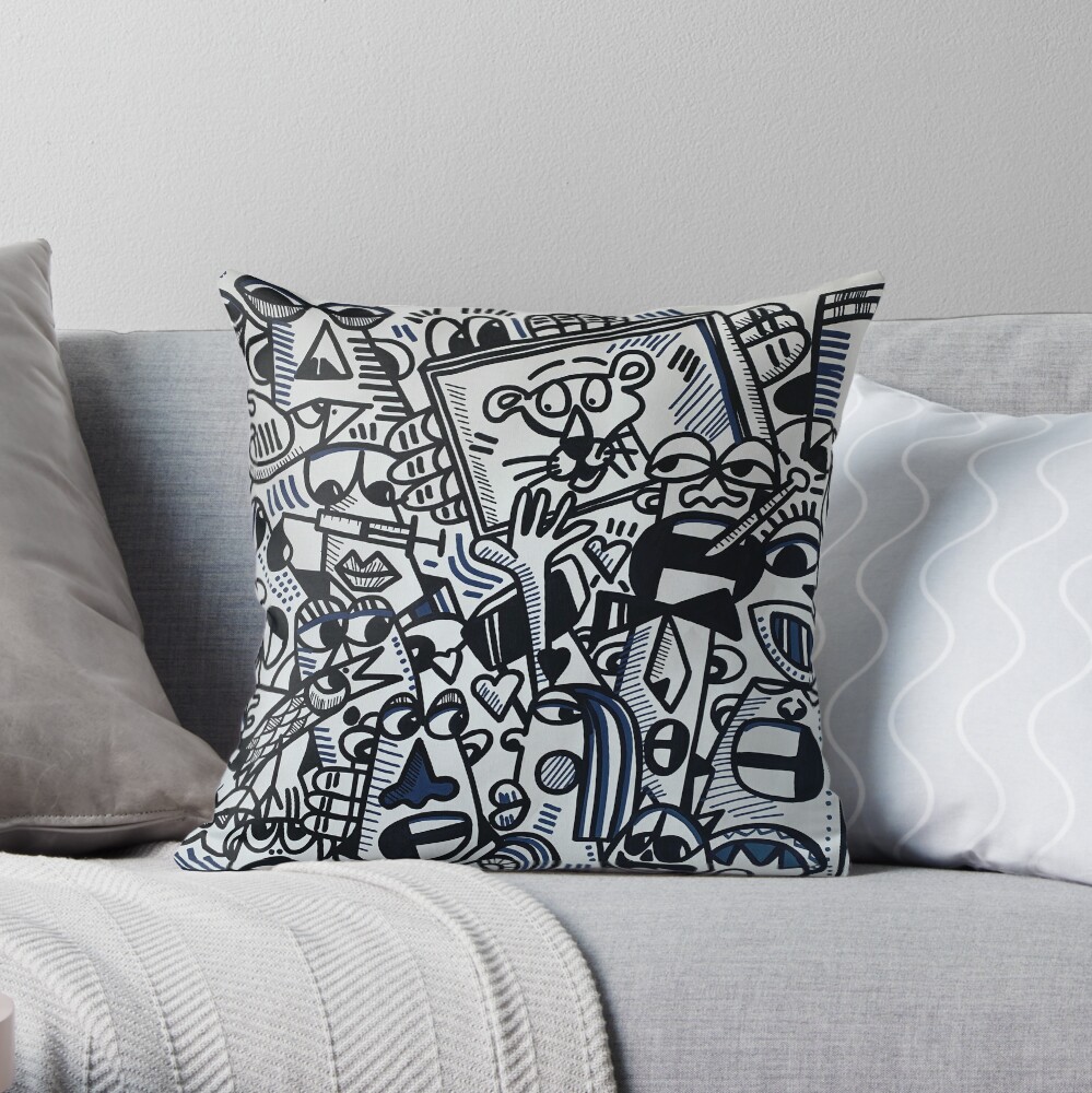 Coussin « Art peinture originale »