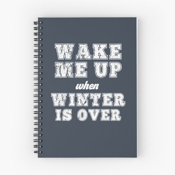 Item preview, Winter Hater Cold Weather Freezing Sarcastic Funny Gift Wake Me Up When Winter Is Over designed and sold by carlhunt99.
