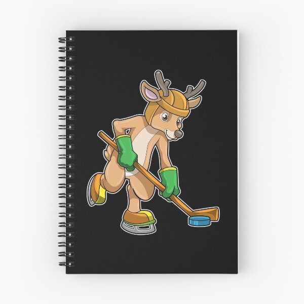 Item preview, Reindeer at Ice hockey with Ice hockey stick designed and sold by Snabdesign84.