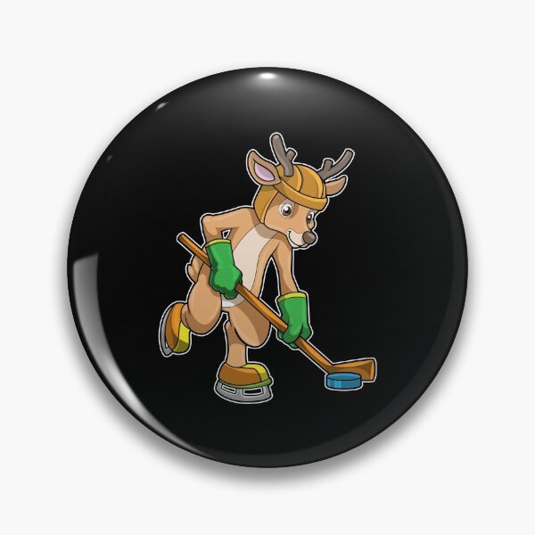 Item preview, Reindeer at Ice hockey with Ice hockey stick designed and sold by Snabdesign84.