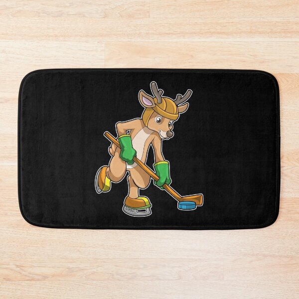 Item preview, Reindeer at Ice hockey with Ice hockey stick designed and sold by Snabdesign84.