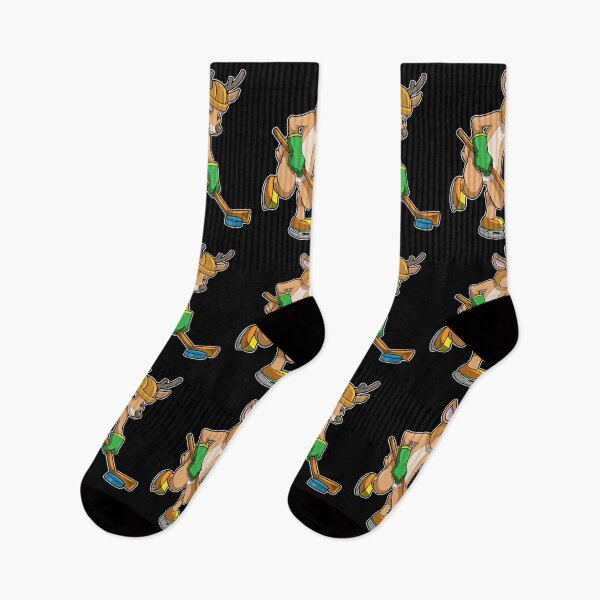Item preview, Reindeer at Ice hockey with Ice hockey stick designed and sold by Snabdesign84.